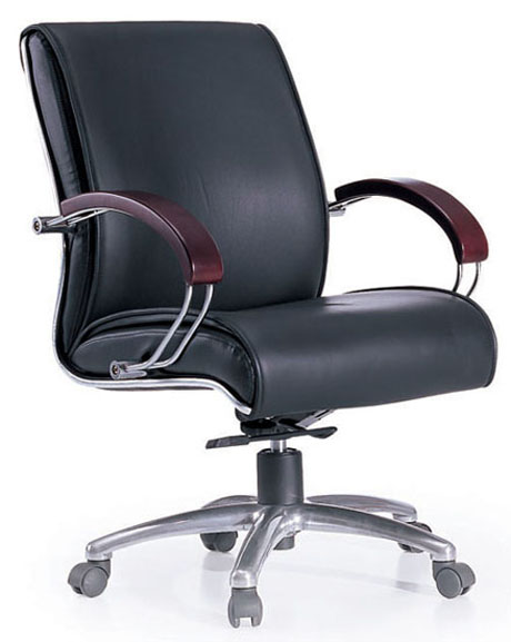 辦公椅|傳統真皮中班椅|辦公家具|真皮中班椅|經典中班椅|經理椅|中背椅|主管椅|會議椅|辦公轉椅 CG-JDZBY-15