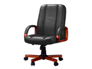 辦公椅|傳統真皮中班椅|辦公家具|真皮中班椅|經典中班椅|經理椅|中背椅|主管椅|會議椅|辦公轉椅 CG-JDZBY-16